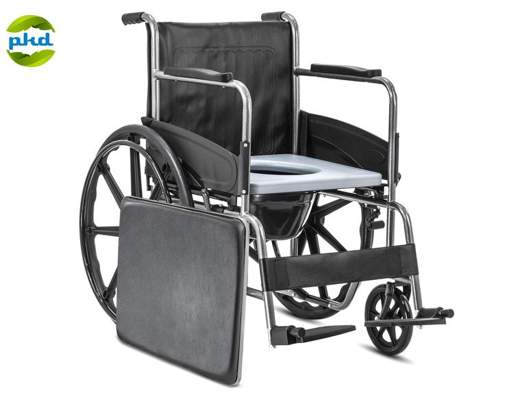 Wheelchair Folding Type with Commode